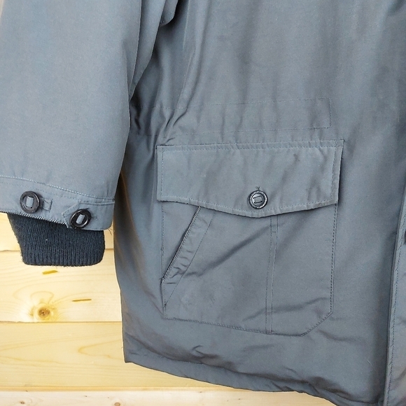 Alpinetek Parka down insulated men's winter coat Big and Tall size 3XL (56) - Picture 6 of 13